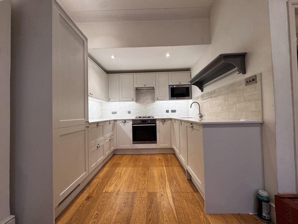 Grey Shaker Kitchen — Red Design & Build Ltd, London