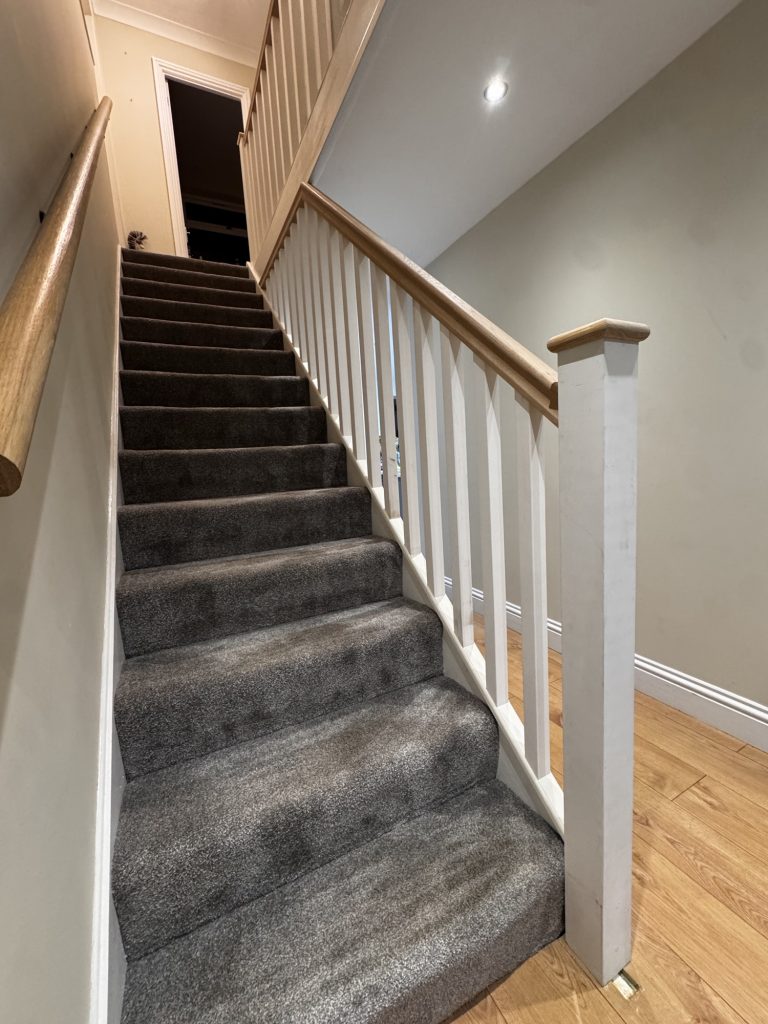 Carpeted Staircase Refurbishment — Red Design & Build Ltd, London